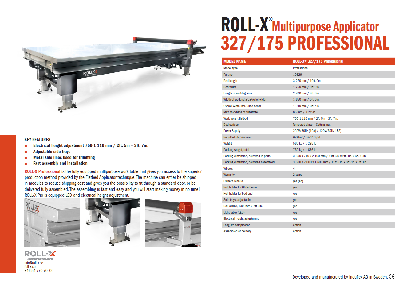 Demo machine ROLL-X 327/175 Professional